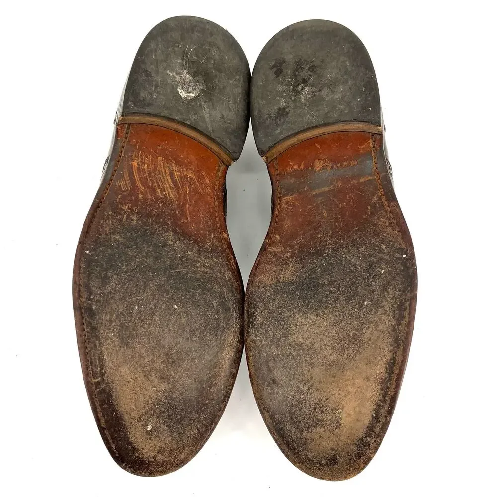 Bostonian Impression Mens Wingtip Brown‎ Leather Oxford shoes (22022) Size 9.5